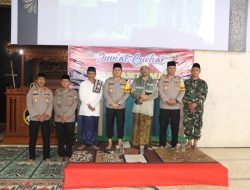 Jumat Curhat Polres Nganjuk bersama Santri Pomosda At -Taqwa Tanjunganom, Kapolres Sampaikan Pesan Kamtibmas  