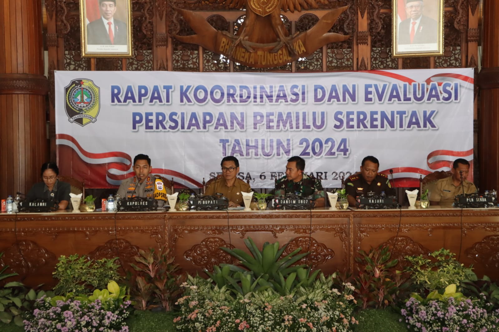 Untuk pengamanan Pemilu 2024 di Kabupaten Tulungagung Jawa Timur, Polres Tulungagung telah menyiapkan sebanyak 7.731 personel gabungan dari unsur TNI  Polri dan Pam Swakarsa dari pemerintah daerah setempat.