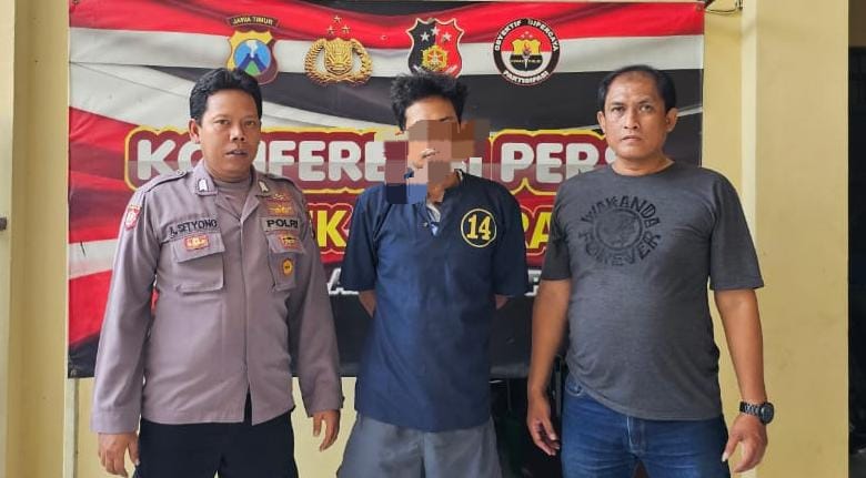 Polres Pelabuhan Tanjung Perak melalui Unitreskrin Reskrim Polsek Kenjeran akhirnya menangkap seorang tersangka pencuri spesialis kotak amal.